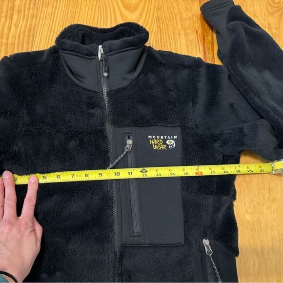 Mountain Hardwear Monkey Fleece Full Zip Womens S/P Black Teddy Pile Sherpa - Picture 7 of 11